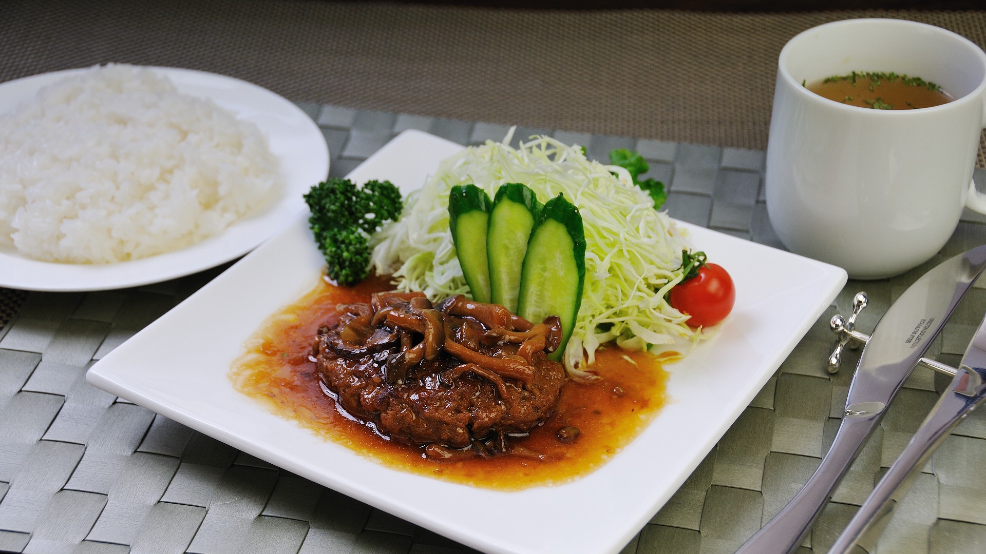 K Sea Hotel Shinmatsudo-hamburger set